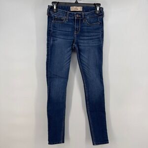 Hollister‎ Super Skinny Jeans Dark Wash Women Size 0 W24 L29